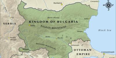Kaart van de oude bulgaarse